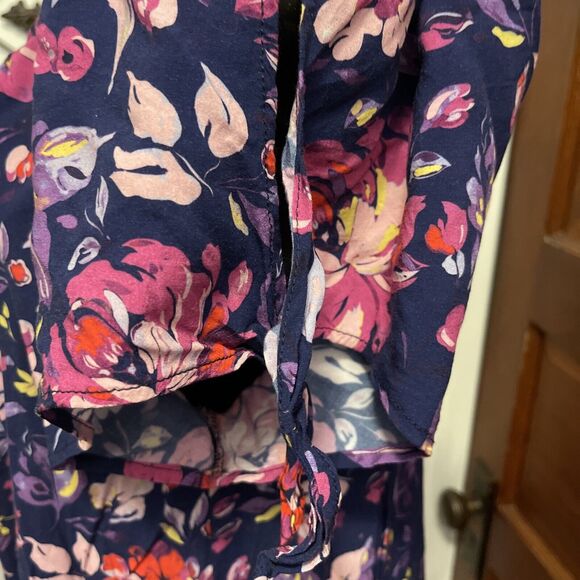 2X Grayson Threads Floral Multi-Color Off Shoulder Adjustable Strap Womens Top - Picture 8 of 11